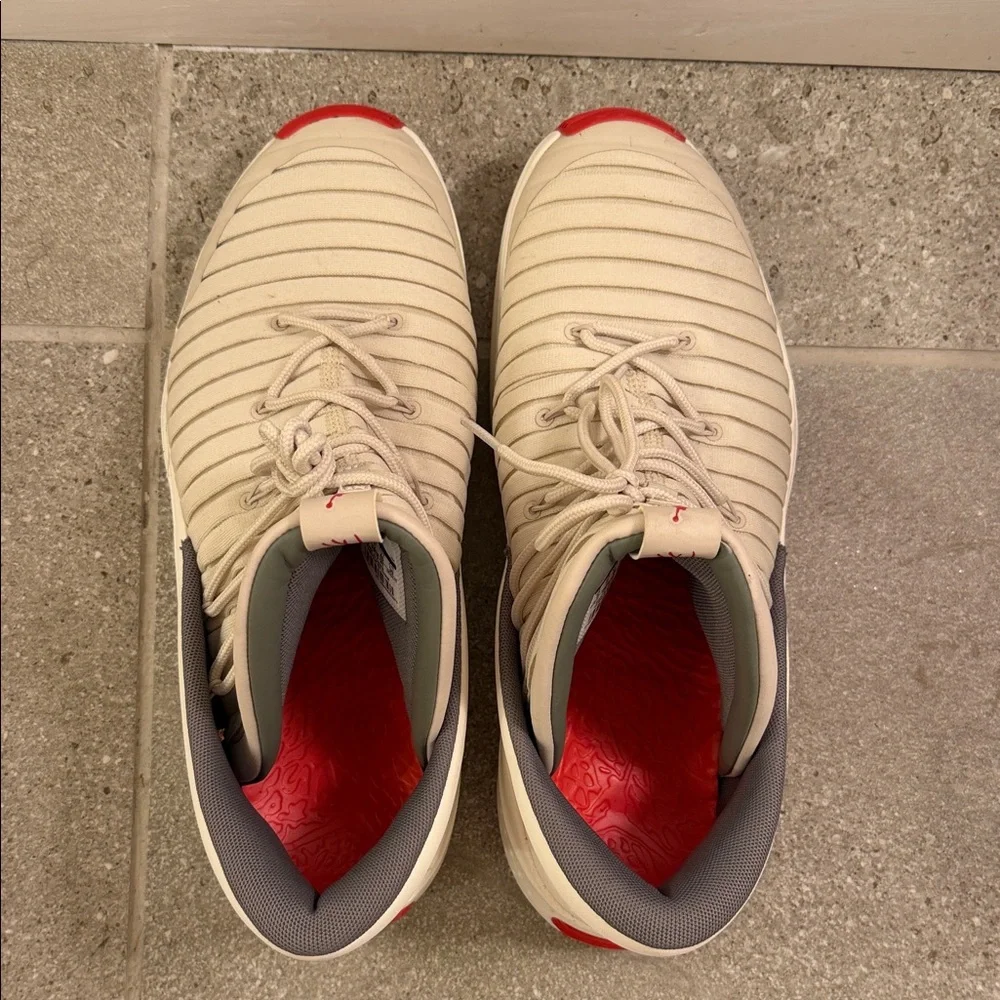 Air Jordan Flight Luxe Men's White and Red Athletic Sneakers. New w/o box - Picture 8 of 8